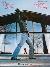 Billy Joel Casas de Vidrio para Piano Vocal Partituras Guitarra Acordes 10 Canciones Libro