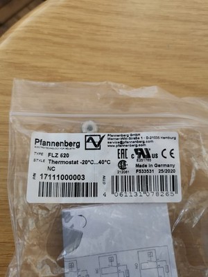 Pfannenberg Schaltschrank-Thermostat FLZ 520 THERMOSTAT 0..+60°C 240  3 Stück