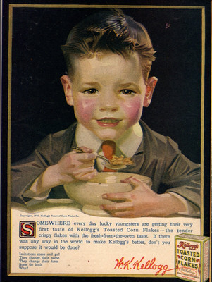 1916 J C Leyendecker  Original Kellogg's ad in color