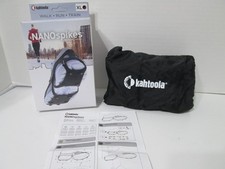 Kahtoola XL NANOspikes Traction Cleats Spikes, Footwear Traction Red New in Box