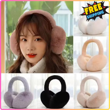 Women Men Fluffy Ear Muffs Winter Earmuffs Soft Plush Ear Warmer Cover Ear Muffs
