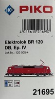Piko 21695 H0 Dc E-Lok Br 120 Db Iv + Dss Plux22