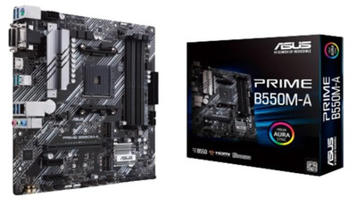 ASUS Prime B550M-A WiFi II AMD Micro ATX Motherboard with PCIe 4.0, WiFi 6, ECC 