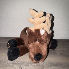 Webkinz Brown Reindeer Plush Stuffed Animal HM137 No Code Ganz 9 Inch