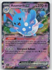 Azumarill ex 084/217 Holo Ascended Heroes Pokemon NM D141