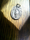 VINTAGE-BK STERLING SILVER --SACRED HEART OF JESUS --MEDAL — photo 2