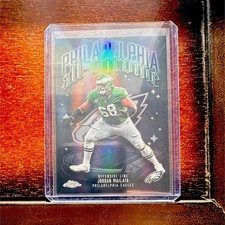 2025 Topps Chrome Jordan Mailata ACT-12 All-Chrome Refractor 