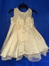 Vintage Rare Editions Dress NWT Yellow Baby Toddler Girl 12 Month Tulle Bow 286