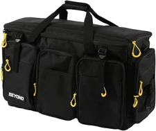 Beyond Fishing Hauler Tackle Bags - Water Resistant with Hard Molded Bottom - Pe