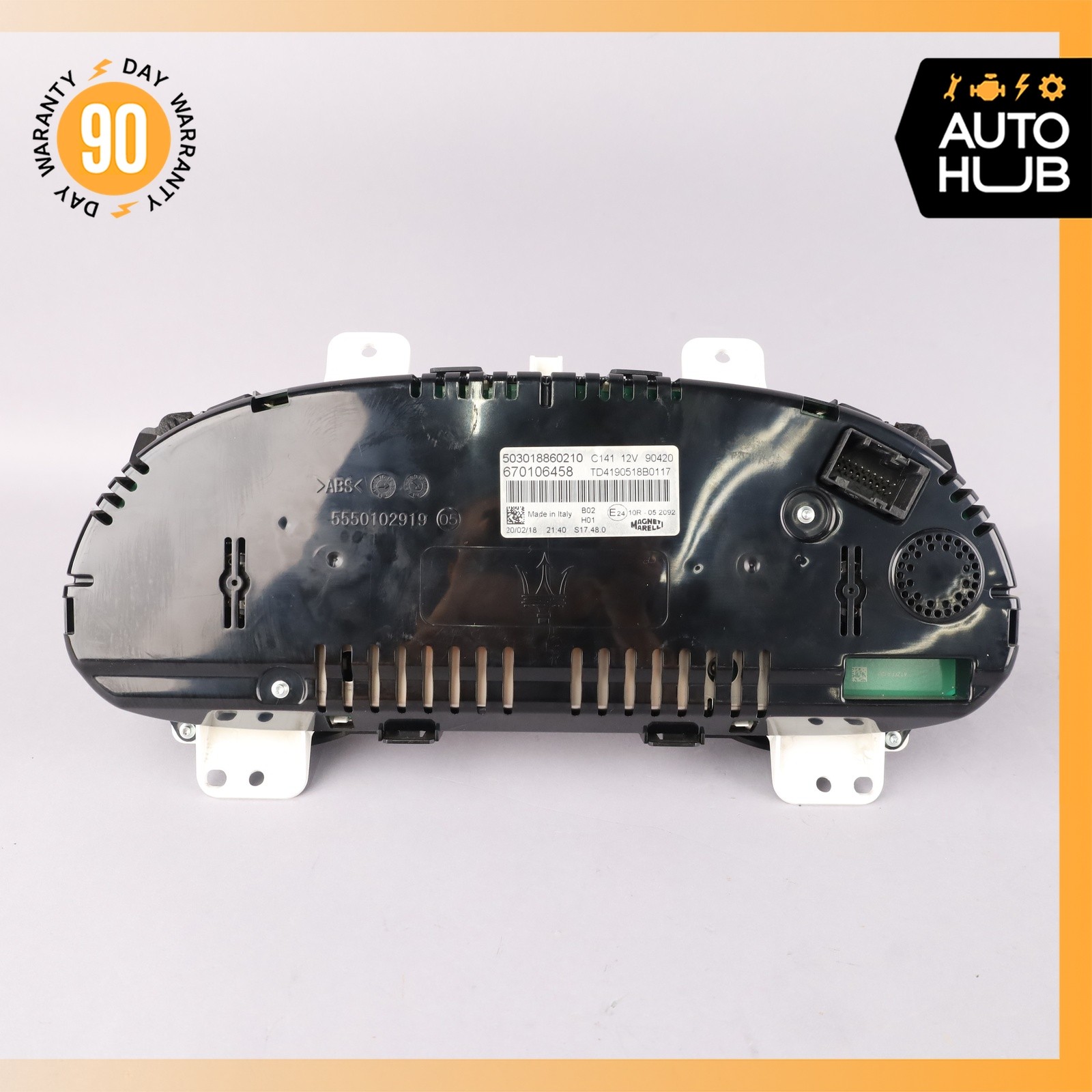 17-20 Maserati Levante M161 3.0L V6 Instrument Cluster Speedometer OEM 89k