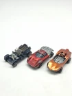 Lot Of 3- Vintage Red Line HOT WHEELS Johnny Lightning Die-Cast Cars Paddy Wagon