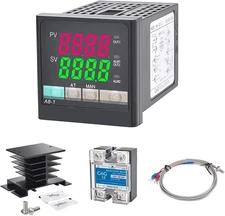 PID Temperature Controller Kit, CGELE Voltage AC 100~240V Comes with SSR 40DA
