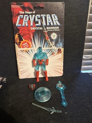 Crystar Crystal Warrior The Saga of Crystar 100% Complete 1982 Remco 4'' Figure