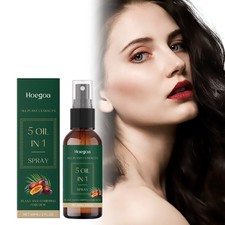 Hair Growth Serum 5 Essential Oil Strengthen Hair Scalp Spray,Reduce Hair Loss