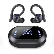 Wireless Sports Earbuds Bluetooth 5.3 Waterproof 50Hrs LED Display Headphones
