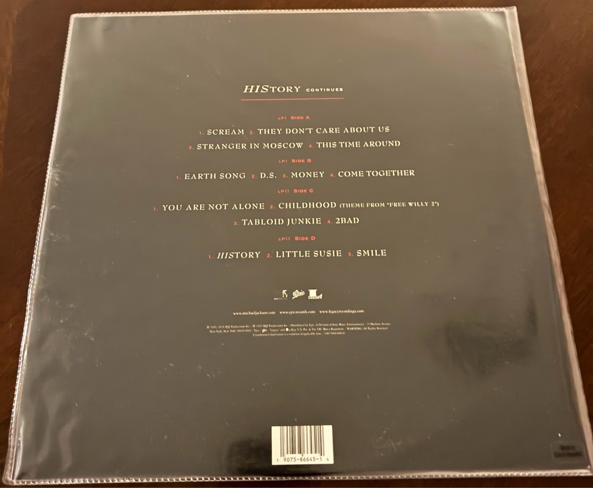 History: Continues by Jackson, Michael (Record, 2018) for sale