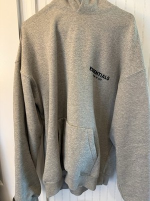 ESSENTIALS HOODIE SIZE Small DARK OATMEAL Brand New 100% Authentic