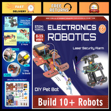 10-in-1 STEM Robotics Kit for Kids 8-12 Engineering Science Projects Educati