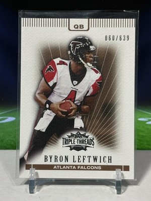 2007 Topps Triple Threads Sepia #24 Byron Leftwich #/639 Jacksonville Jaguars SP