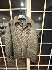 Polo Ralph Lauren Jacket Youth XL 20 Green Quilted Snap Chore Barn Coat
