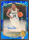 Tounde Yessoufou 2025-26 Bowman Chrome Auto 1st Prospect Blue X-Fractor /150