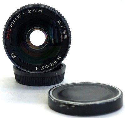 MC Mir-24N Mir 24H FAST Wide Angle Iens 35 mm 2.0 Nikon F mount