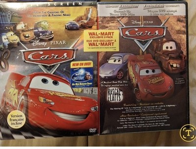 2006 2-PACK Disney Pixar Cars DVD + Bonus Walmart Exclusive  SEALED 