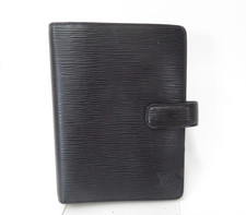 Auth LOUIS VUITTON Epi Agenda MM Day Planner Notebook Cover F 55014