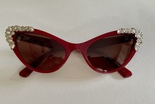 NICOLE MILLER RUNWAY PROVENCE LIMITED EDITION RED C03 AUTHENTIC SUNGLASSES