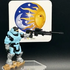 HALO Mega Construx SPARTAN Scout (light blue) FIGURE FRM20 Faithful vs Fallen