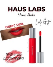 Discontinued HAUS LABS CHERRY SHINE Atomic Shake Lip Lacquer NEW Rare OG Formula