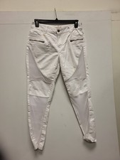 Aphrodite White Mesh Panel Moto Skinny Jeans ...
