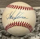 GARRET ANDERSON ROOKIE AUTOGRAPHED OFFICIAL AMERICAN LEAGUE BASEBALL W/PROOF!