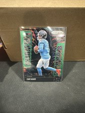 2025 Panini Prizm - Cam Ward - Fireworks - Green Wave Prizm - Rookie Card