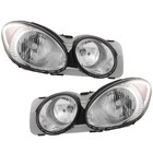 Driver & Passenger Side Headlight For Buick LaCrosse 2005-2007 Halogen w/ Bulbs