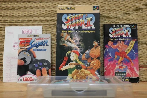 Super Street Fighter 2 Complete Set! Nintendo Super Famicom SFC VG!