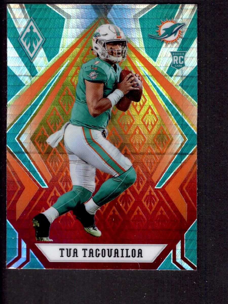 Tua Tagovailoa 102 2020 Phoenix Fire Burst Rookie RC - Miami Dolphins
