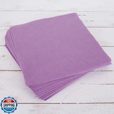 Threadart Premium Felt Sheets - 50 Sheets - 12" x 12" - Lavender 