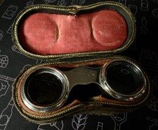 Leather Wrapped Antique Opera Glasses