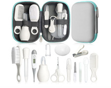 Baby Grooming Kit Infant Safety Set Brush Comb Nail Clipper Aspirator Newborn