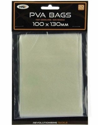 PVA Beutel 100x130 Köder Beutel wasserlöslich Futterbeutel Boilie