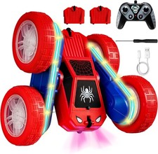 Spider Remote Control Car 4WD 360  Flips RC Stunt Car Toys with LED Lights