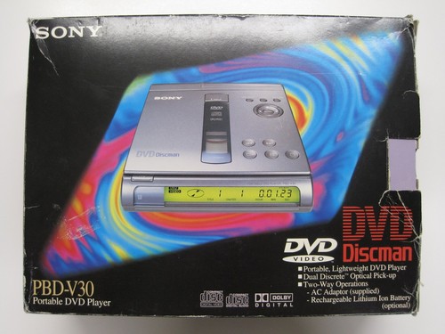 Rare Sony DVD Discman PBD-V30 Portable DVD Player with Original Box - Picture 11 of 12