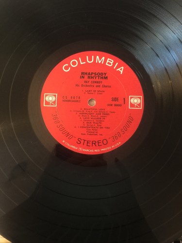 Ray Conniff Rhapsody In Rhythm LP Record Album Vinyl - Picture 3 of 5