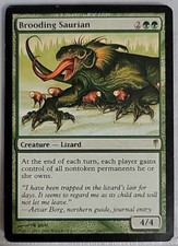 MTG Brooding Saurian Coldsnap 106/155 Regular Rare