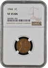 NGC 1944 Year Lincoln Wheat US Small Cents (1909-1958)