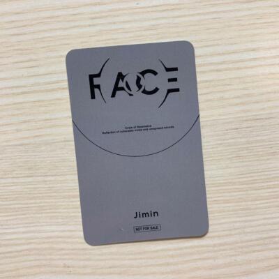 BTS Jimin FACE Lucky Draw Japan FC limited Official photo card
