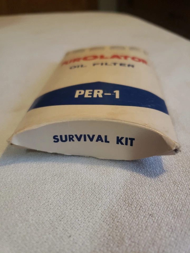 Filtro de aceite Purolator por 1 kit de supervivencia publicidad en carretera 1965 Foto 2 de 4