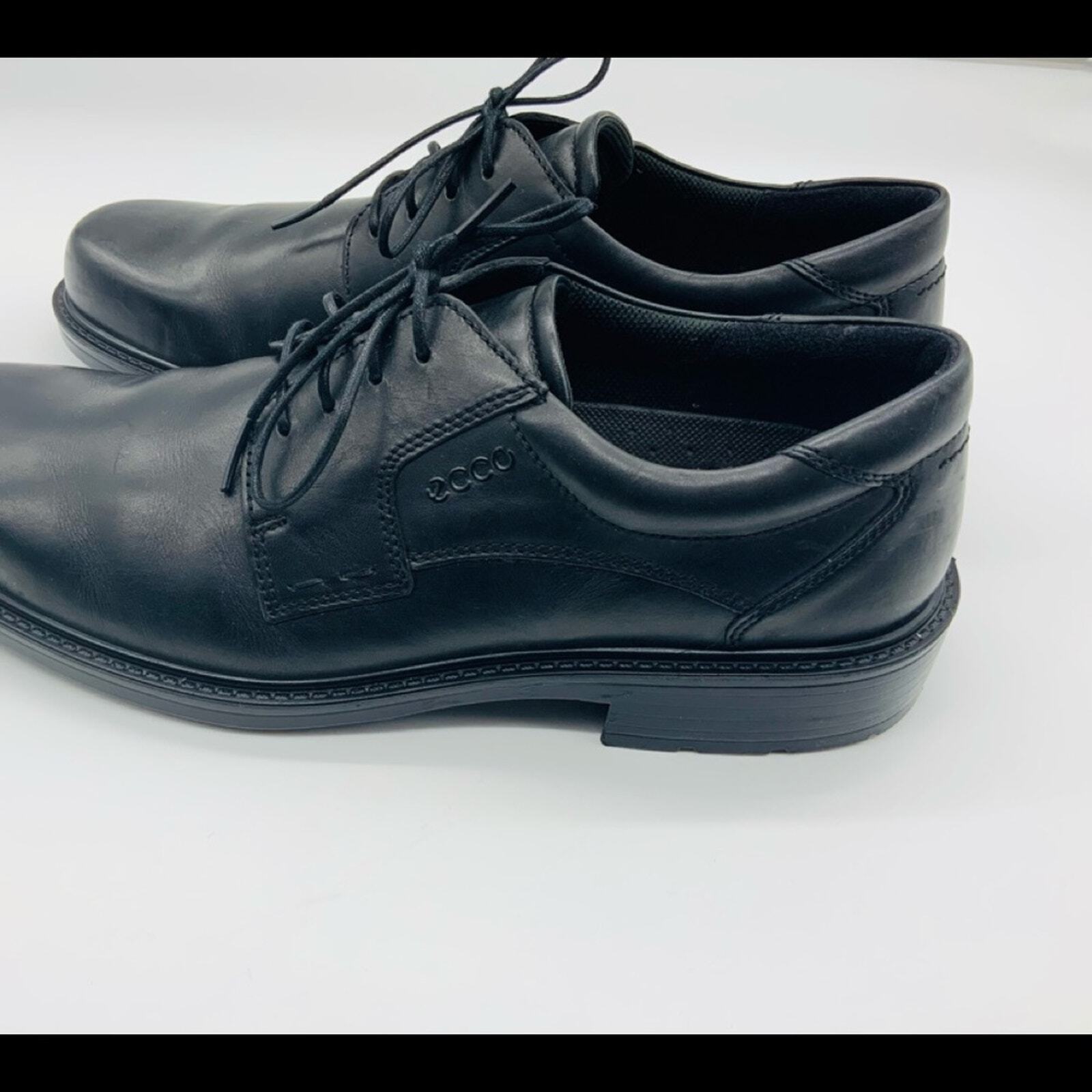 SAOLA Scarpe uomo Ecco nere Oxford comode stringate eleganti casual ammortizzate taglia 10 5