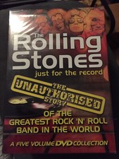 THE ROLLING STONES - JUST FOR THE RECORD - UNAUTHORISED 5 DVD BOX SET NEW SEALED